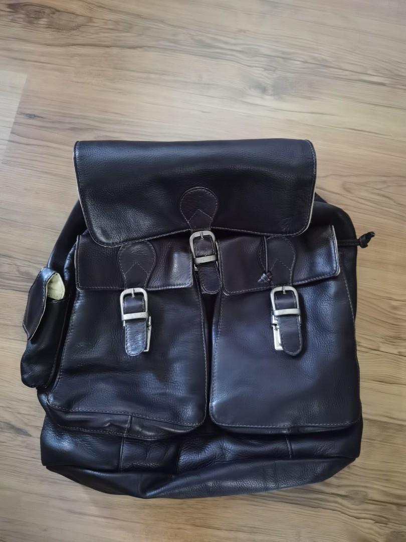 Piel leather backpack Men s Fashion Bags Backpacks on Carousell