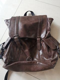 Polo unisex leather backpack