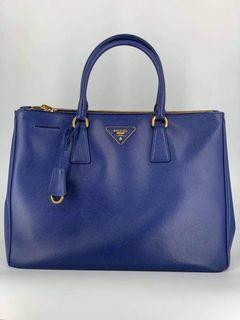 Prada Saffiano Lux Bluette