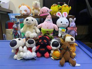 Pre-loved stuffed toys plush