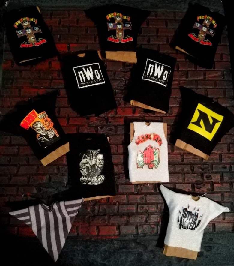 Custom wwe hotsell figure shirts