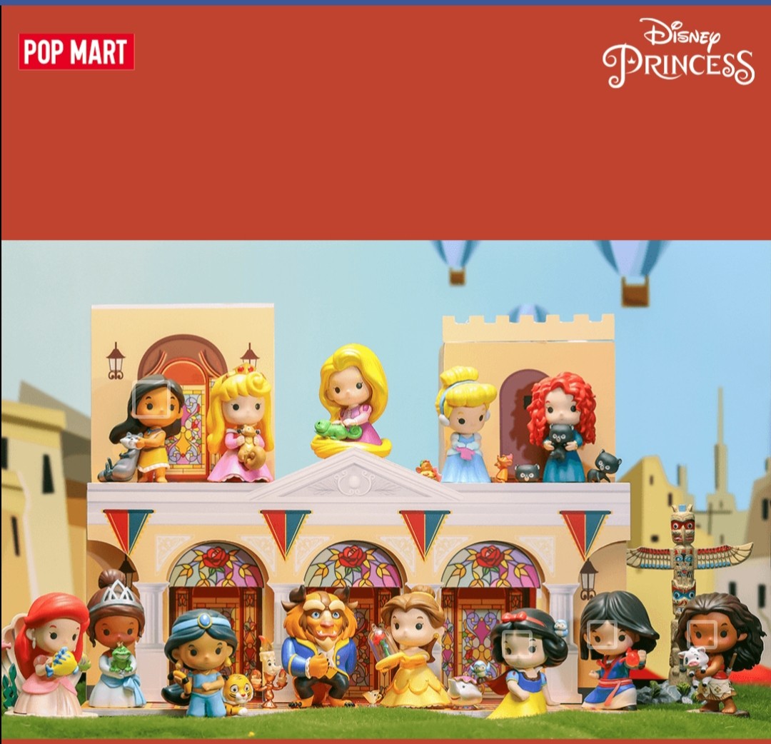 Pop Mart Disney Princess New Series (Snow White/Belle/Mulan