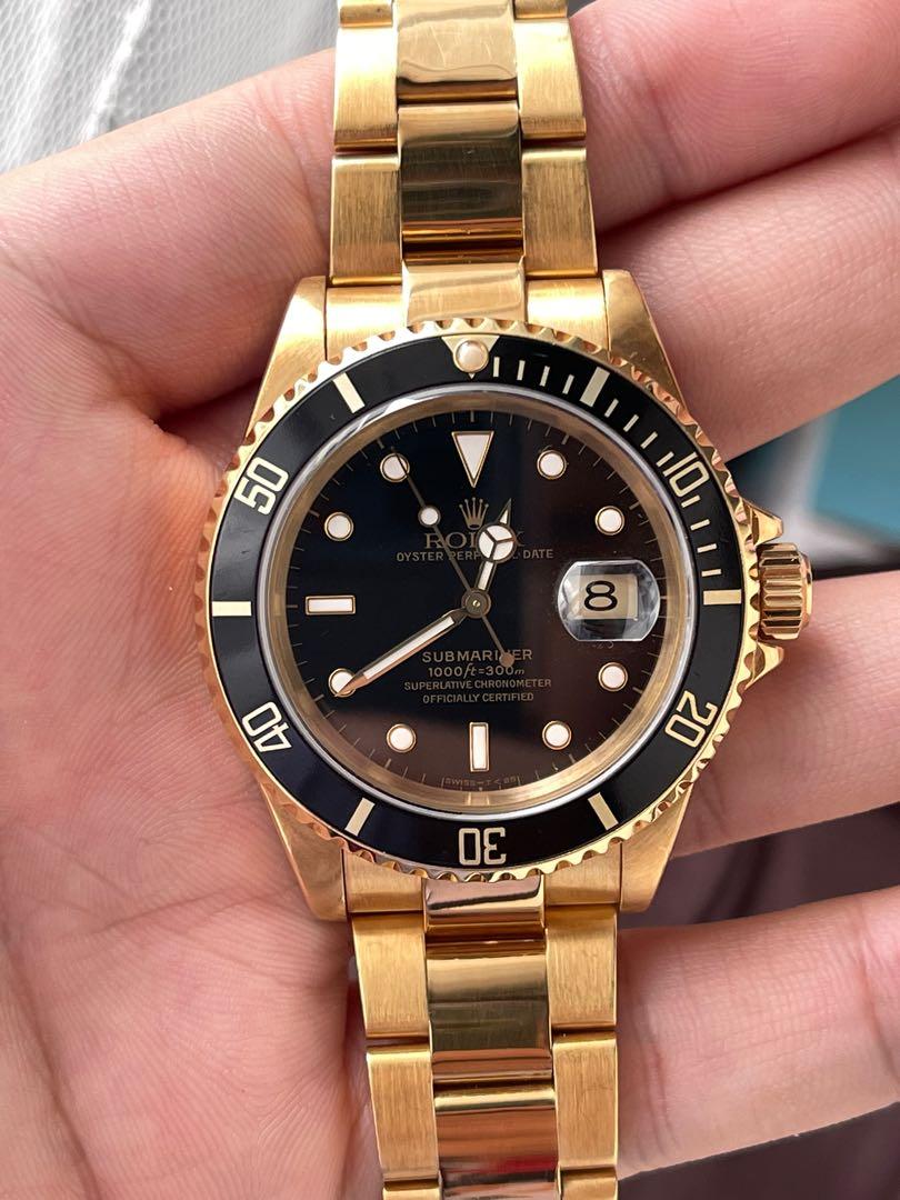 Full gold hotsell submariner