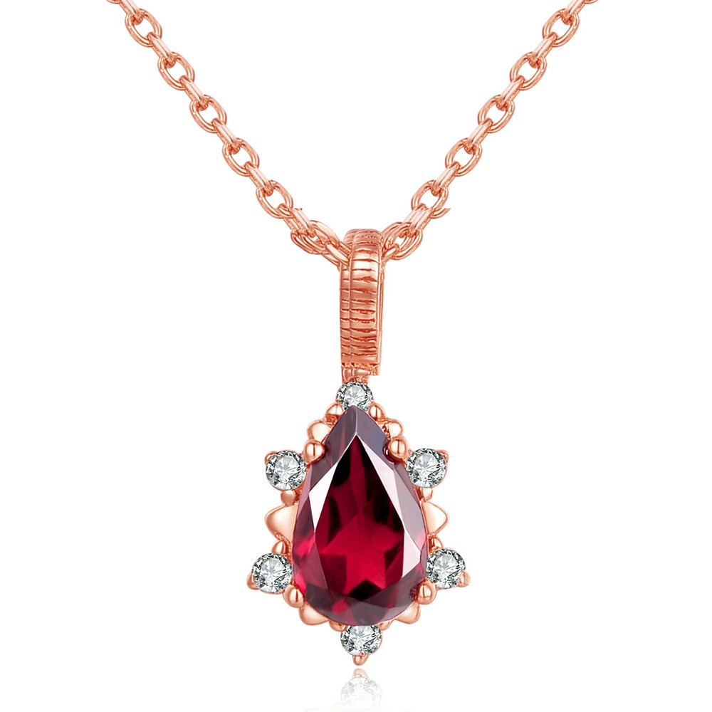 Garnet necklace on sale