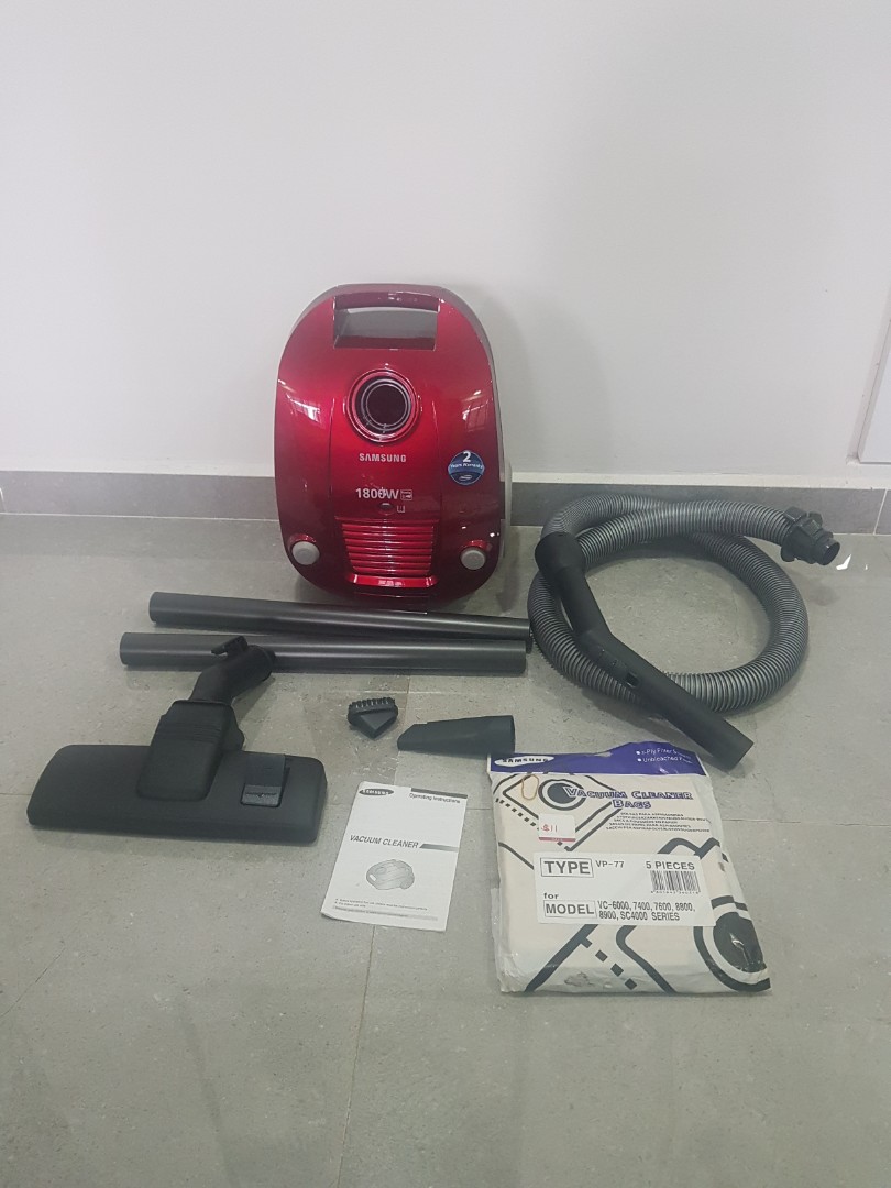 Samsung 1800W Vacuum Cleaner, Furniture & Home Living, Cleaning ...