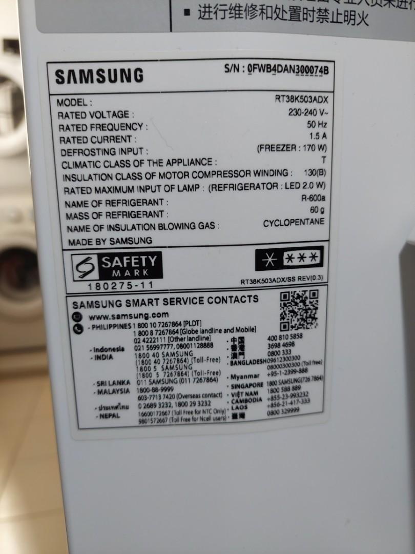 Samsung 384L 2 door Fridge Free delivery, TV & Home Appliances, Kitchen ...