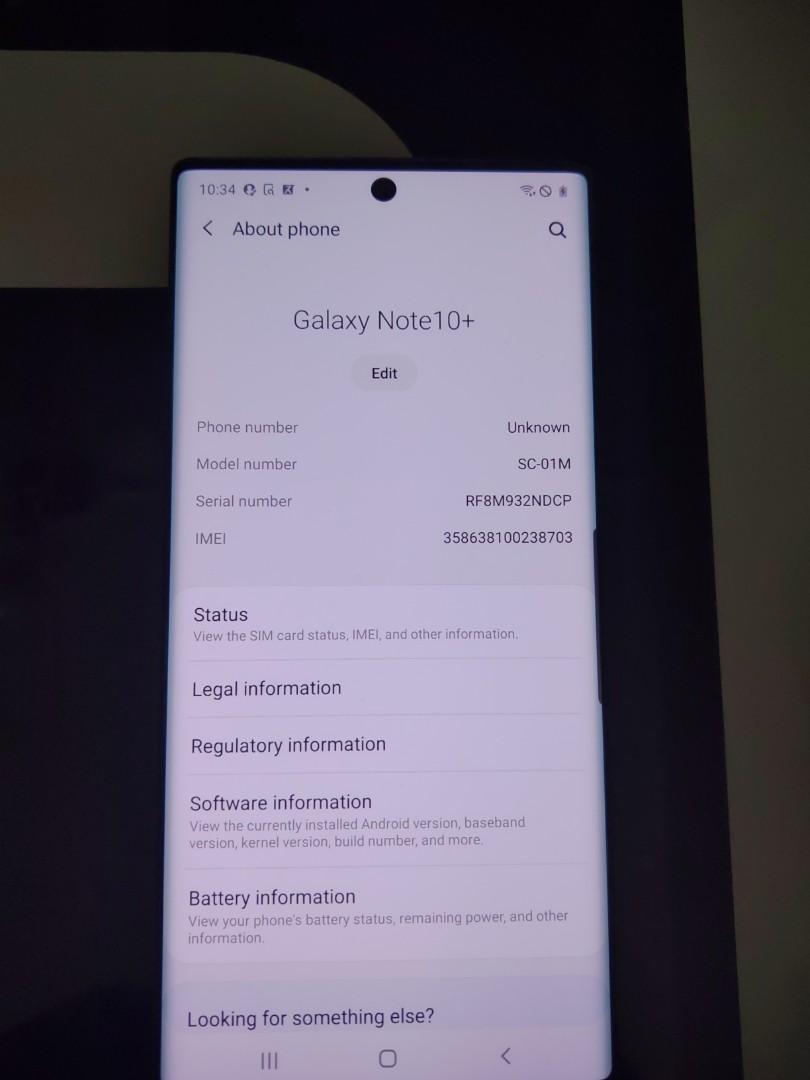 Samsung Galaxy Note 10 Memory Ram 12gb 256gb 電子產品 手提電話 Carousell