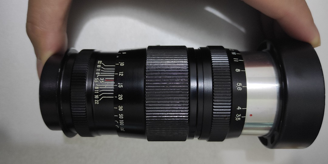Sankyo koki tokyo komura 105mm f3.5 (L39 mount) **add