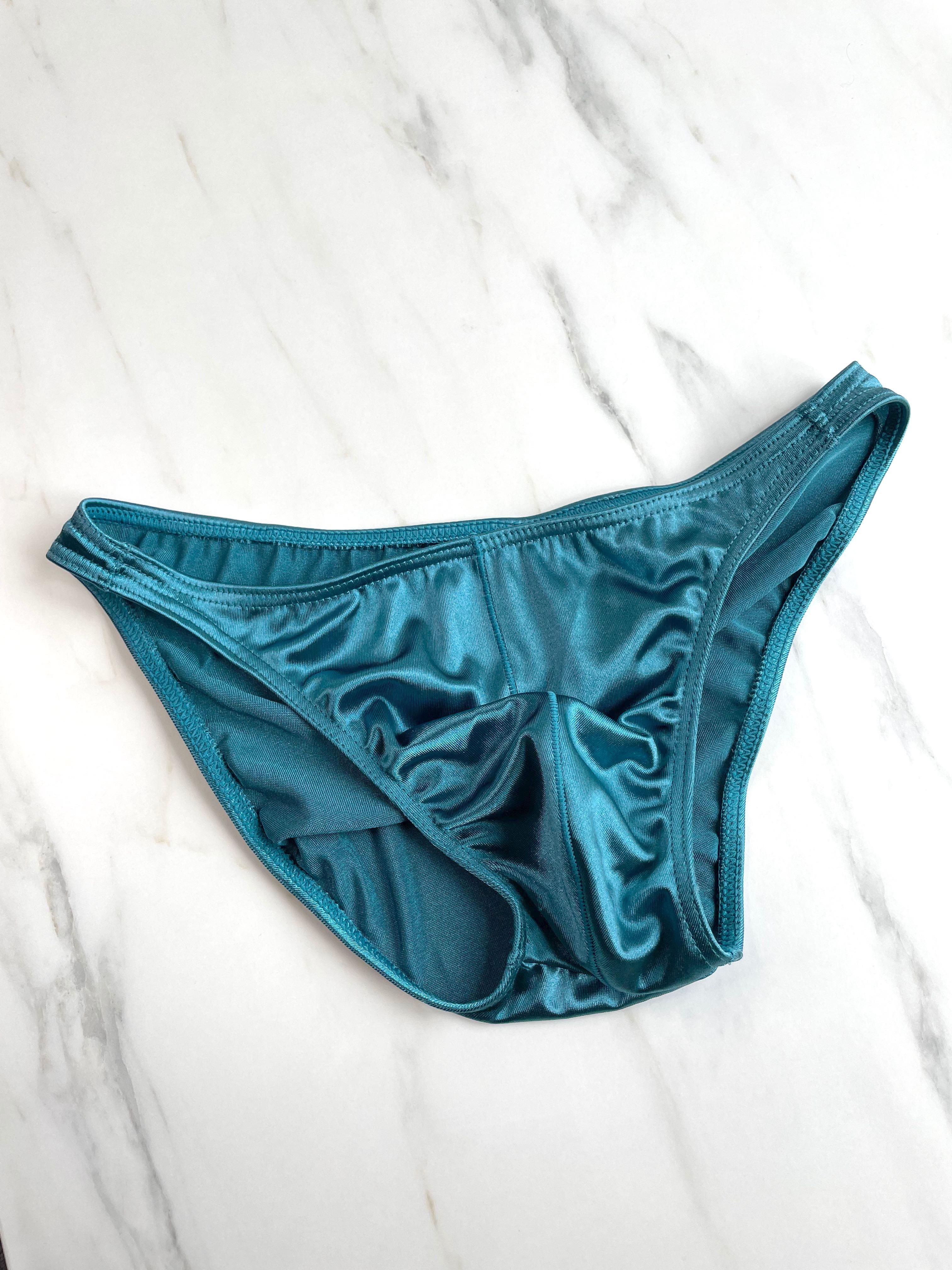 Mens satin trunks top
