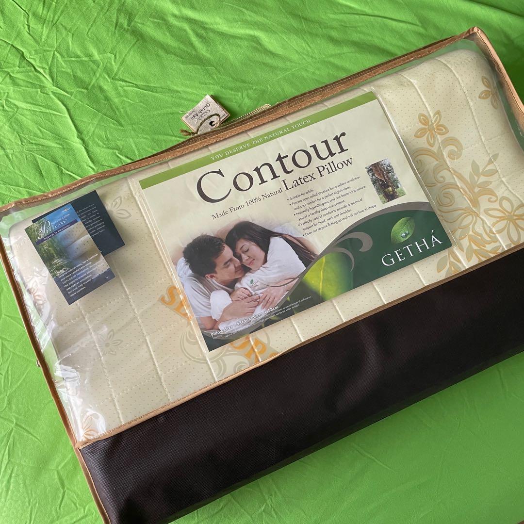 Sea Horse Contour Latex Pillows x 2 Furniture Home Living Bedding Towels on Carousell