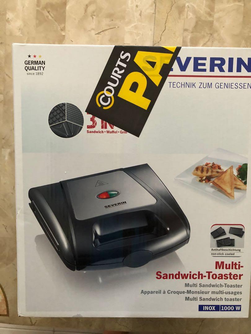 SEVERIN Multi use Sandwich Toaster, TV & Home Appliances, Kitchen