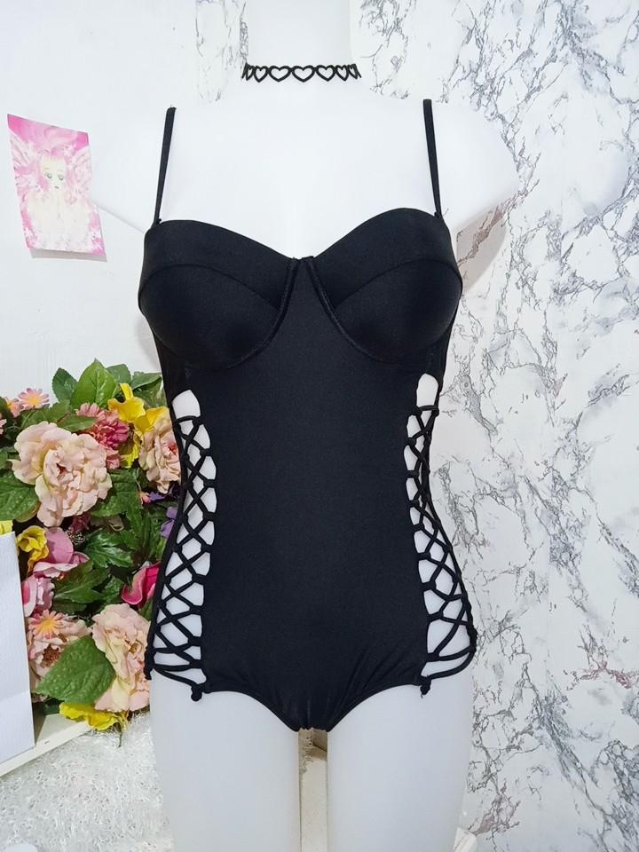 Sexy black one piece bikini, Women's Fashion, Swimwear, Bikinis — free download