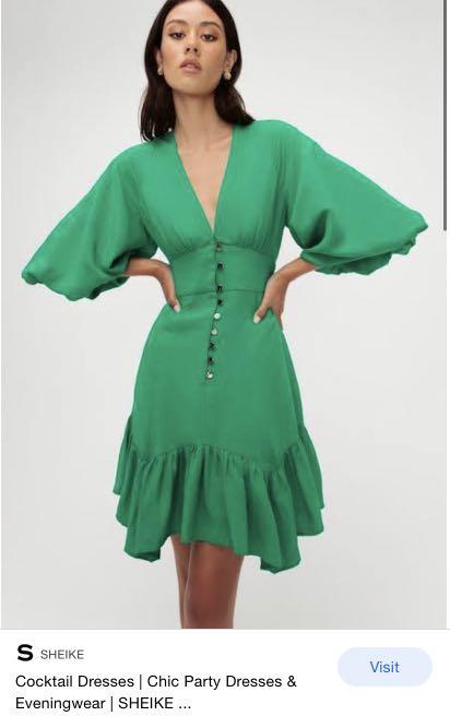 Sheike Green Dress, Women's Fashion ...
