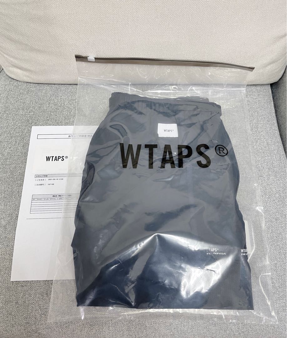 WTAPS 21SS 短褲UDT / SHORTS / NYLON. TAFFETA - NAVY M, 男裝, 褲 