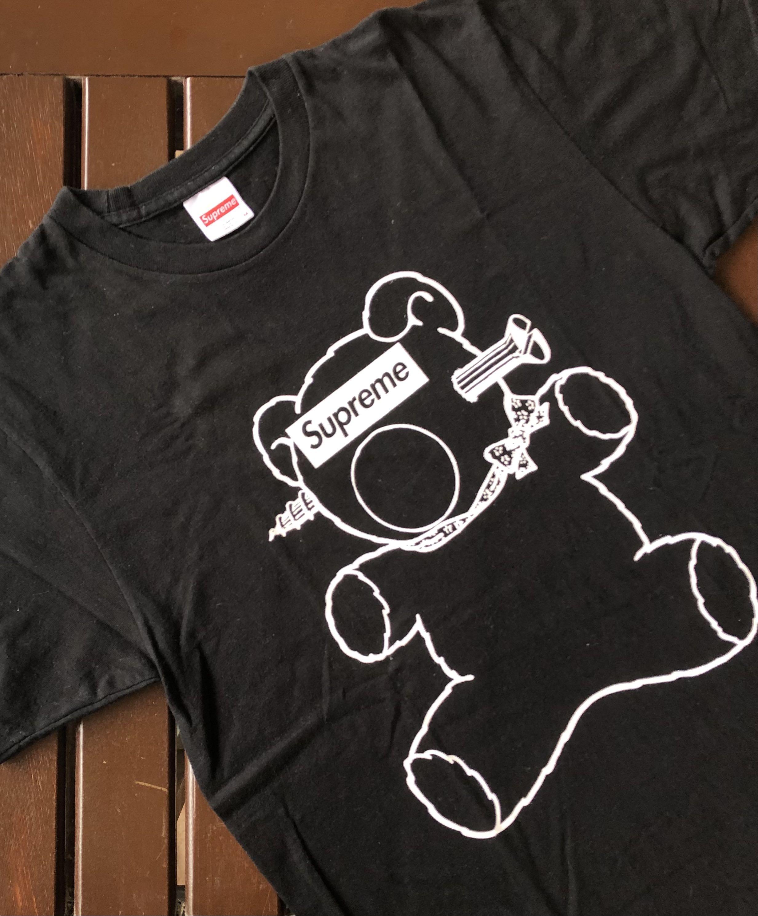 Supreme Undercover Bear Tee Black Men s Fashion Tops Sets