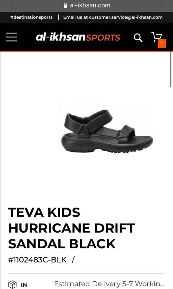 TEVA KIDS HURRICANE Babies Kids Babies Kids Fashion on Carousell