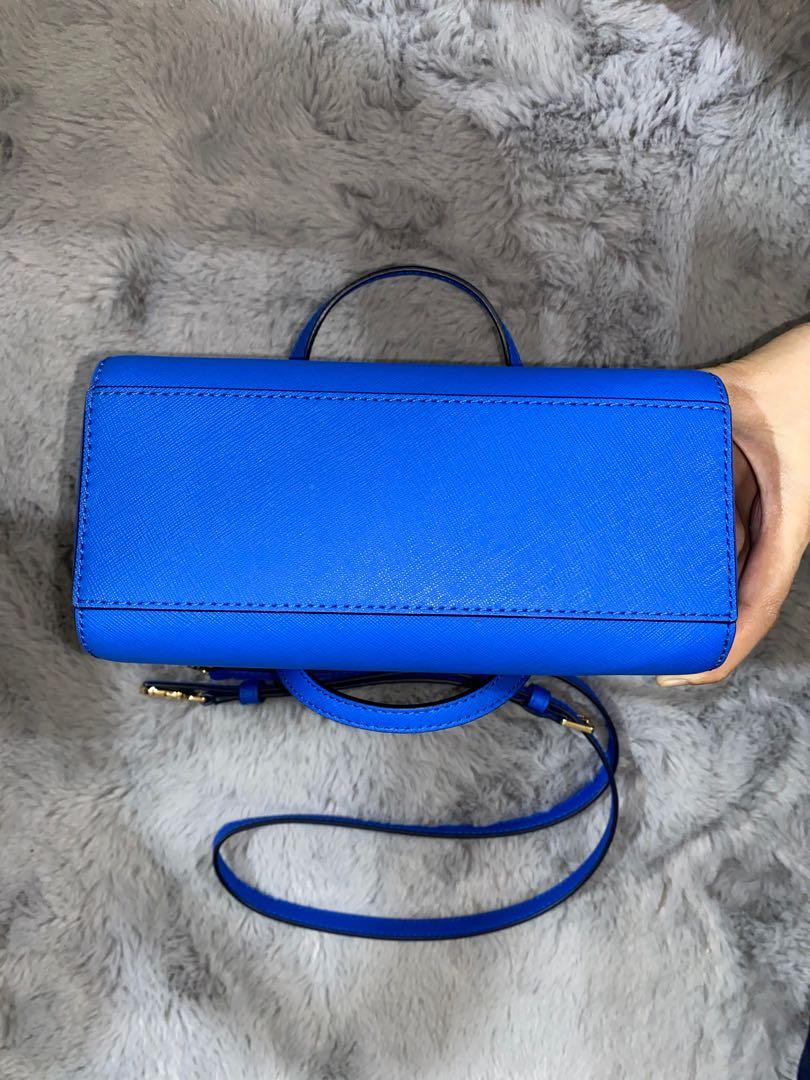 Tory Burch Royal Blue Crossbody bag, Luxury, Bags & Wallets on Carousell