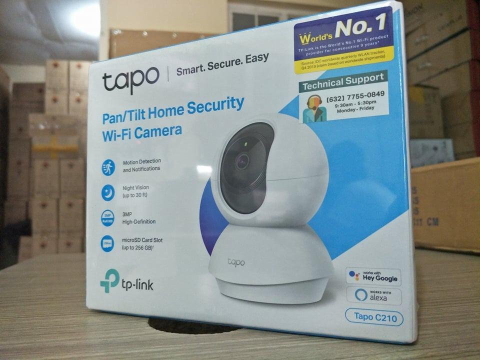 TP-Link Tapo C210 Pan/Tilt Home Security Wi-Fi Camera (Category: Networking) located in Las Pinas. Submitted by borjamonica644 (Listing ID 1086292428, Image 2). Description: TP-Link Tapo C210 Pan/Tilt Home Security Wi-Fi Camera - Brand New - Price: 1,299 Warranty : 1 Year Shop Warranty Location: Las Piñas City. - (COD) Cash on Delivery via Grab Pabili or Lalamove Purchase Service. - Also accept Online Bank Transfer Payment via PNB, BPI and BDO. N