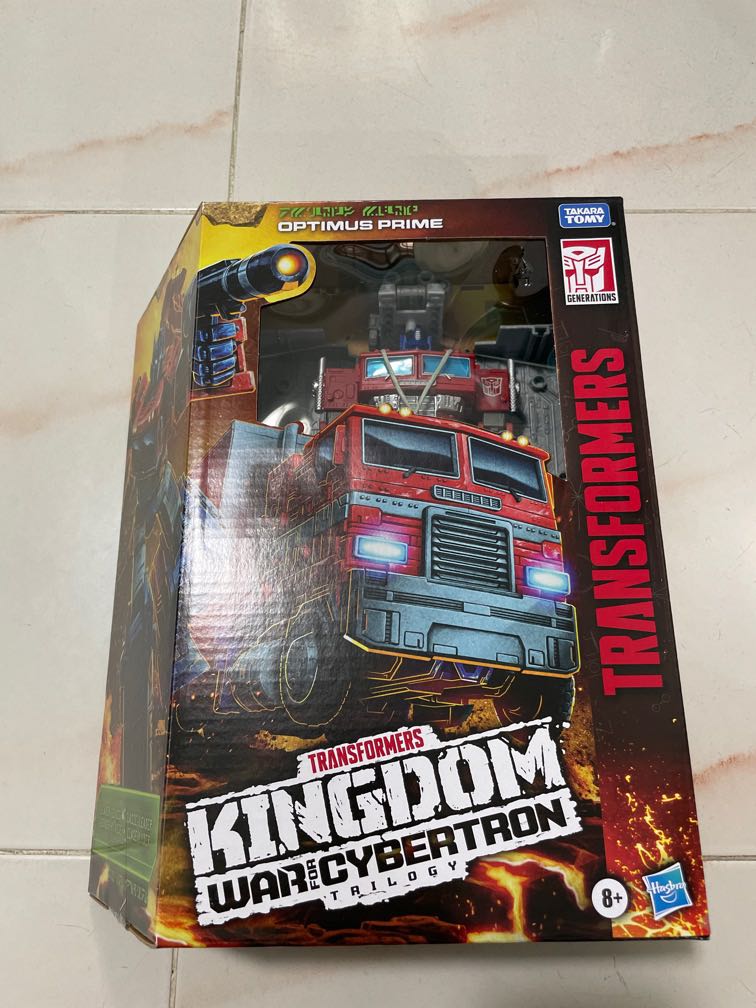 Transformers WFC Kingdom Optimus Prime Fast Deal 65, Hobbies & Toys, Toys & Games on Carousell