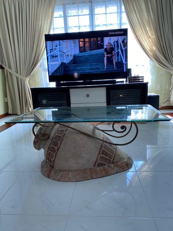 Shell Design Coffee Table Unique shell coffee table, Furniture & Home Living, Furniture, Tables ...