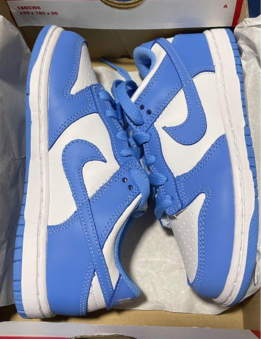 US13C] Nike Dunk Low UNC (PS), Babies \u0026 Kids, Babies \u0026 Kids Fashion on  Carousell