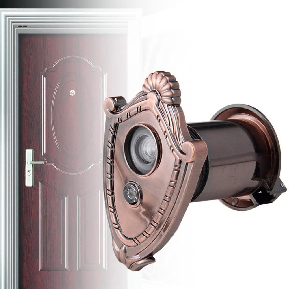 Security Door Cat Eye Spy Hole Peephole Viewer 220° Wide Angle Door Supplies 1Pc 