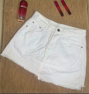 White Skorts (Skirt with shorts)