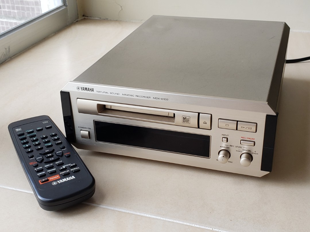 Yamaha Minidisc Recorder MDXE100, 音響器材, 錄音機 Carousell