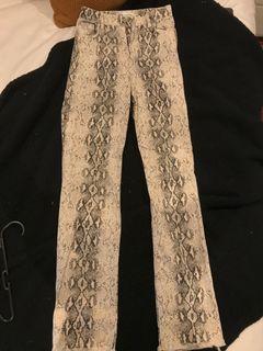 Zara Snake Print Pants