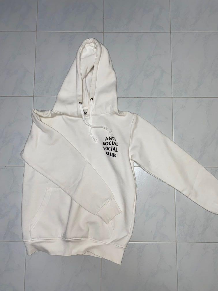 White discount assc hoodie