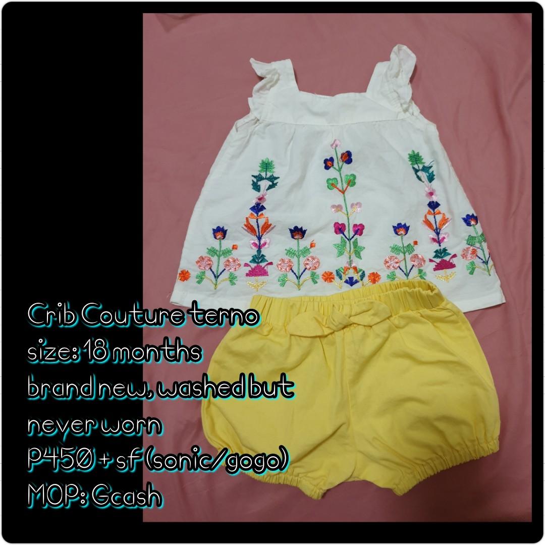 Baby clothes for sale (Category: Babies & Kids Fashion) located in Muntinlupa City. Submitted by teetat (Listing ID 1106110752, Image 2). Description: please see prices per pic.