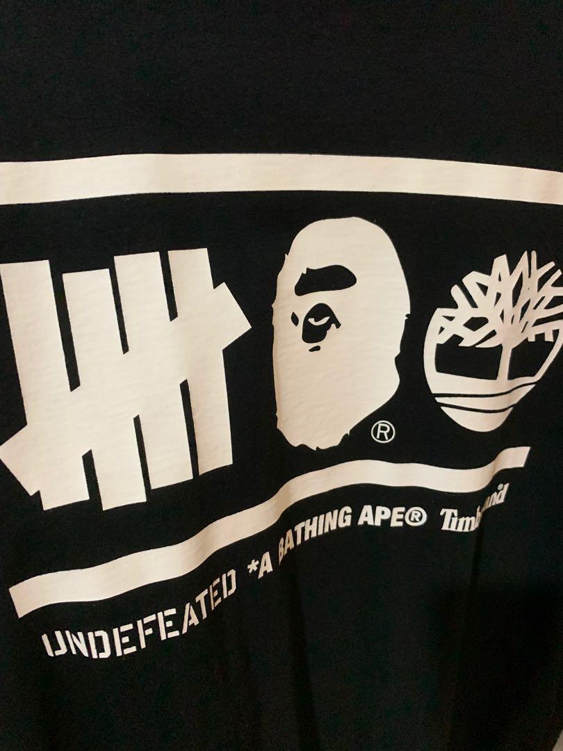 Undefeated hotsell timberland bape