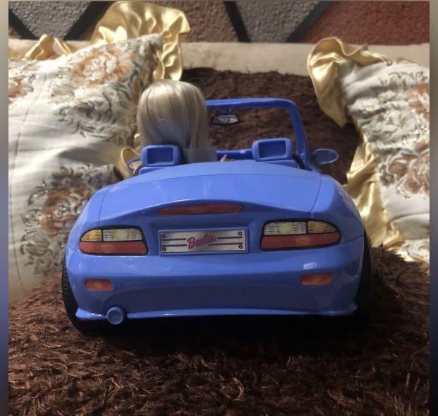 Barbie blue shop convertible car