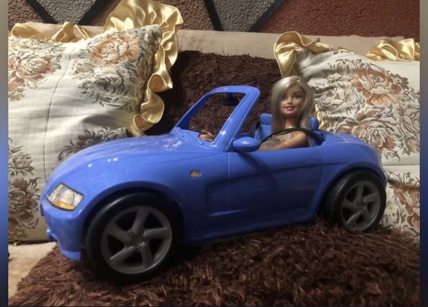 Barbie Convertible Car Blue RARE collectable mattel 2003 Hobbies