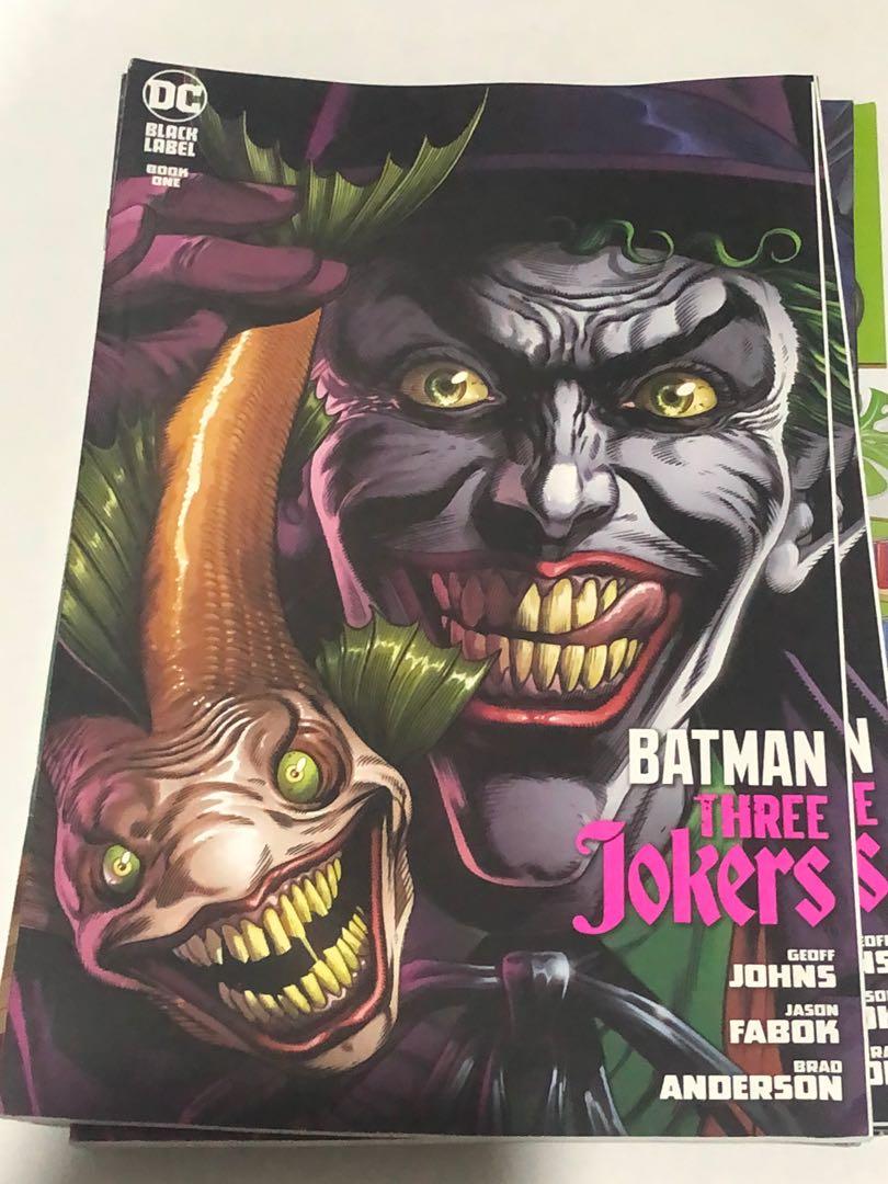 Batman Three Jokers #1 Variant B Jason Fabok Fish Cover Dc ...