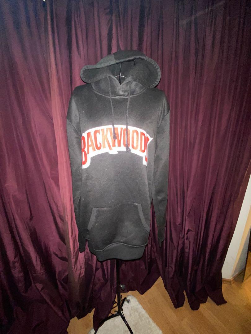 Black shop backwoods hoodie