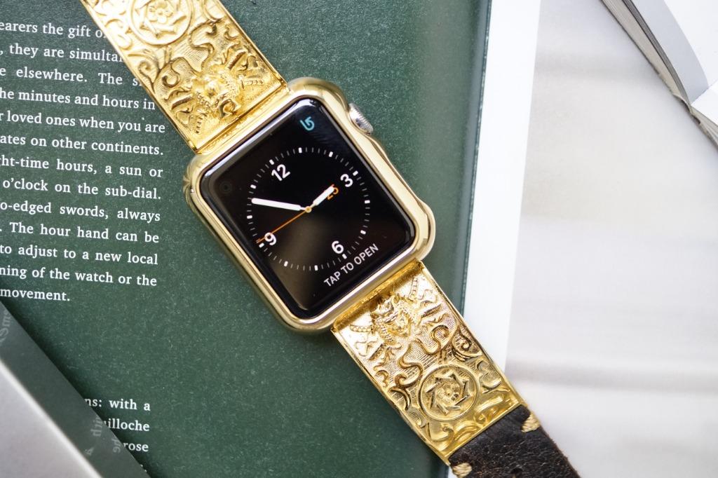 Gold plated watch strap hot sale