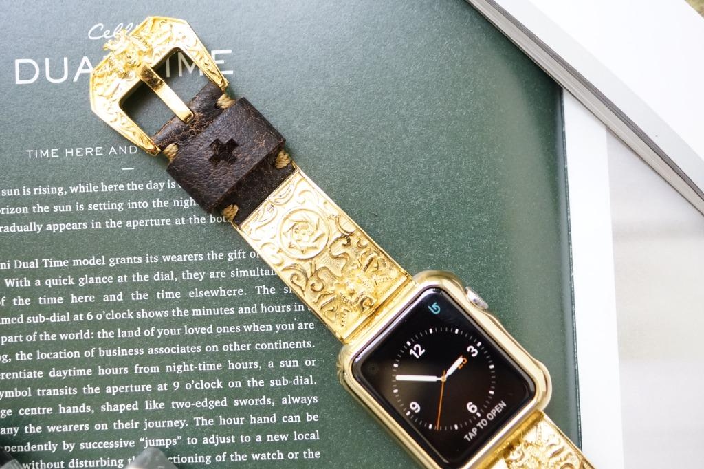 Gold plated watch strap hot sale