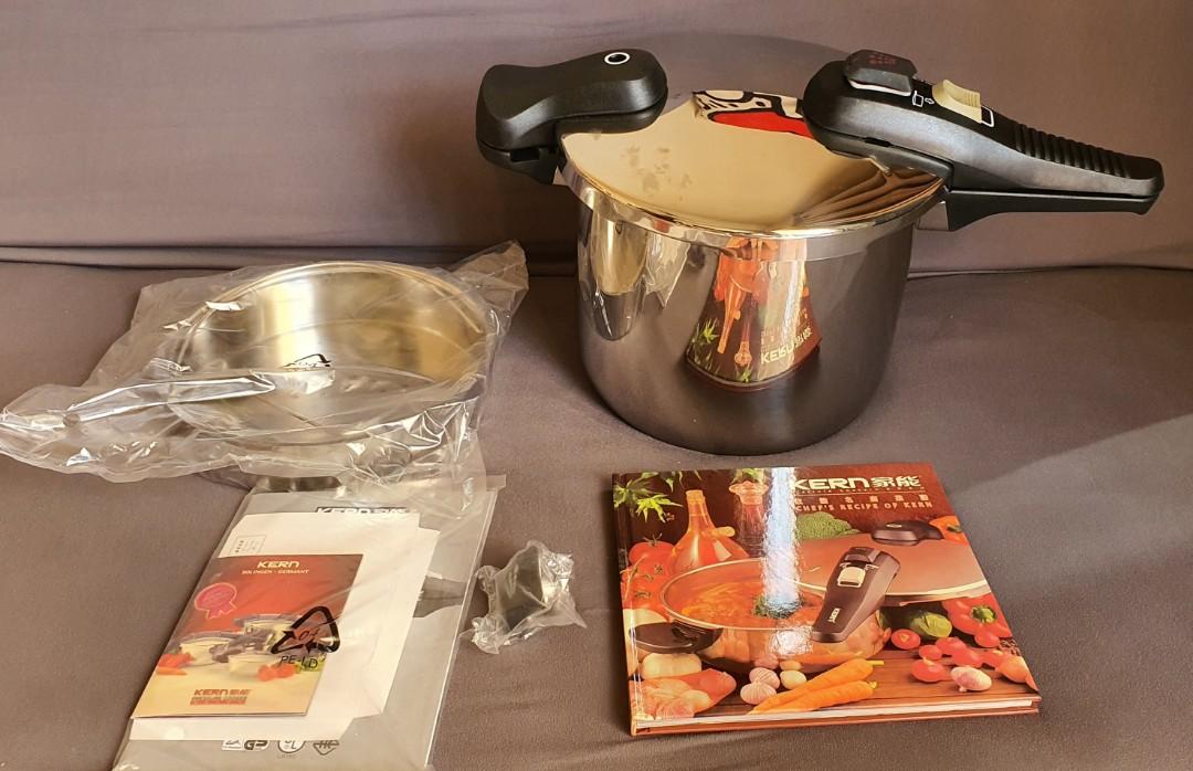 Kern Gas Electric Vitro Induction Pressure Cooker Made in Germany Extra  Ring