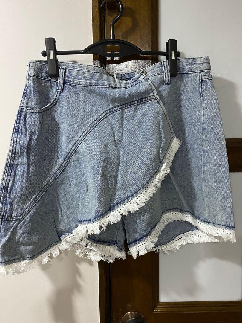 Brand new Plus Size denim skorts, Women 