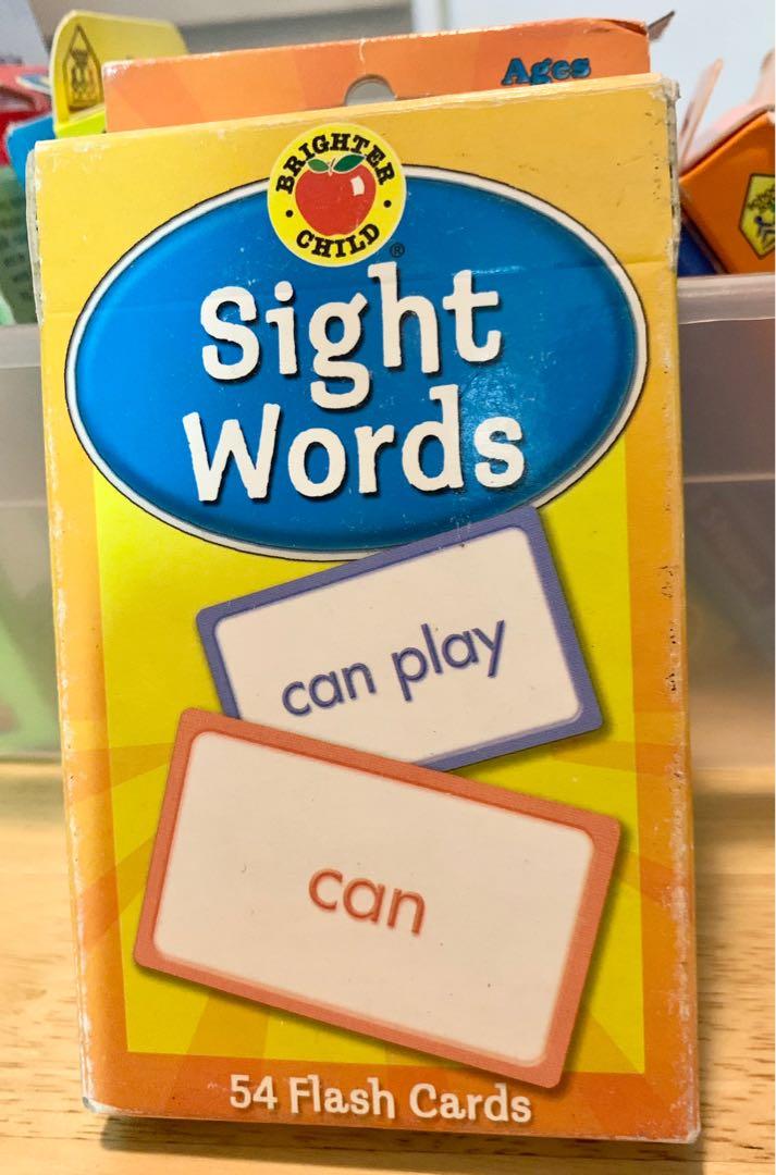 Brighter Child Flash Cards Sight Words 
