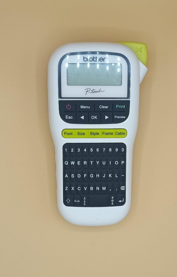 Brother PTouch, PTH110, Easy Portable Label Maker, Lightweight, Qwerty
