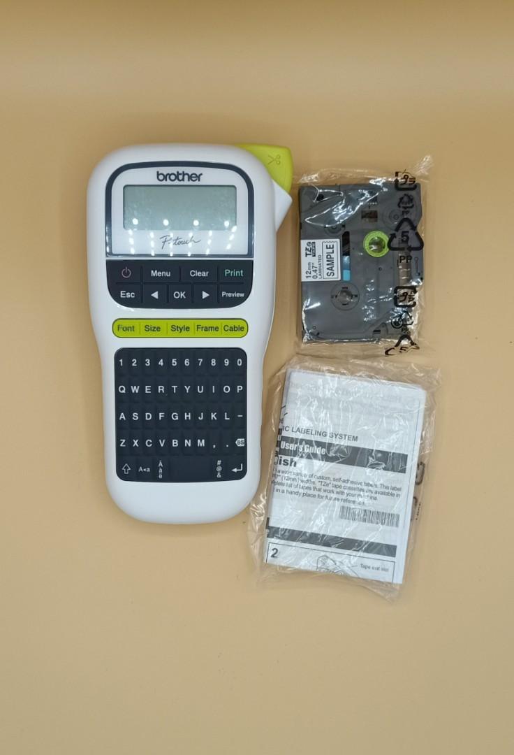 Brother PTouch, PTH110, Easy Portable Label Maker, Lightweight, Qwerty