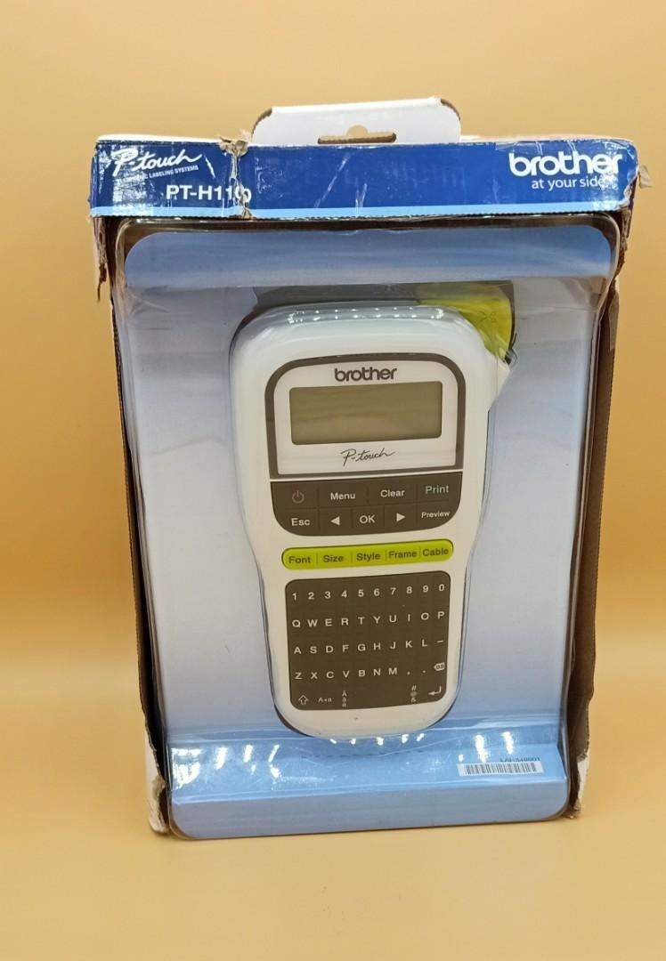 Brother PTouch, PTH110, Easy Portable Label Maker, Lightweight, Qwerty