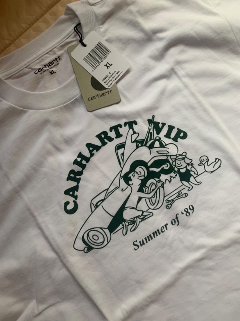 CARHARTT FLAT TIRE TEE | WHITE 
