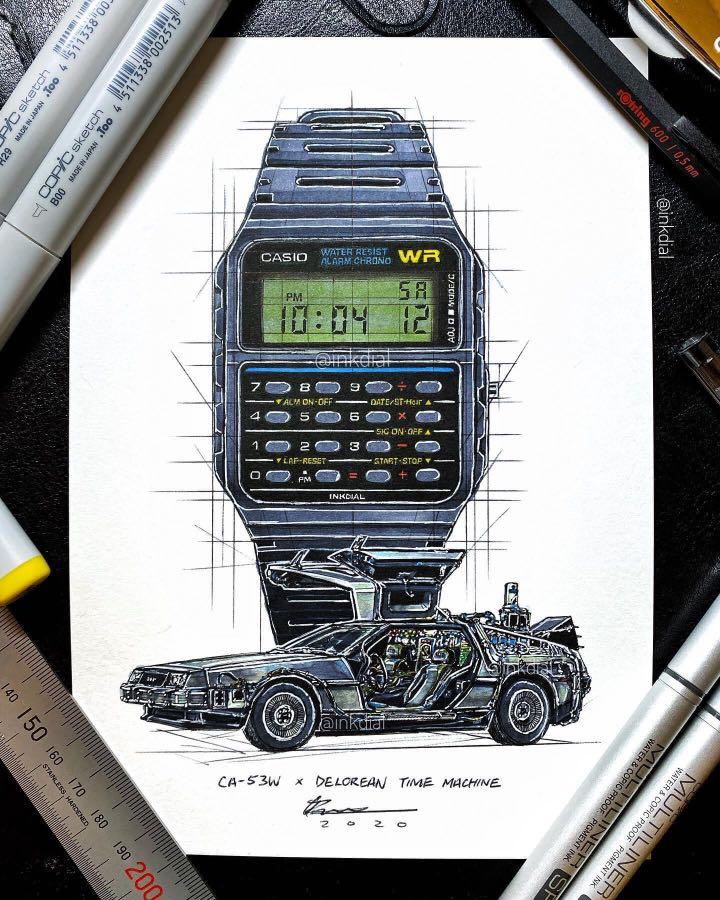 Casio back to the future sale