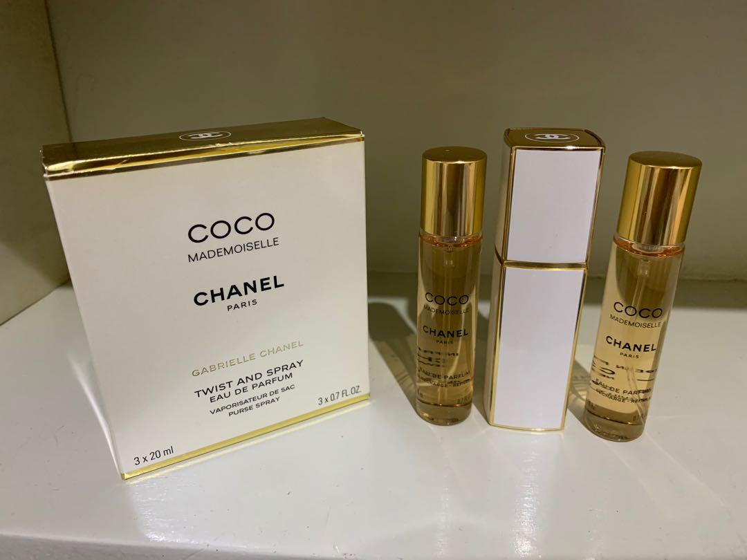 CHANEL Coco Mademoiselle Eau de Parfum Twist & Spray 3x20ml, Beauty &  Personal Care, Fragrance & Deodorants on Carousell