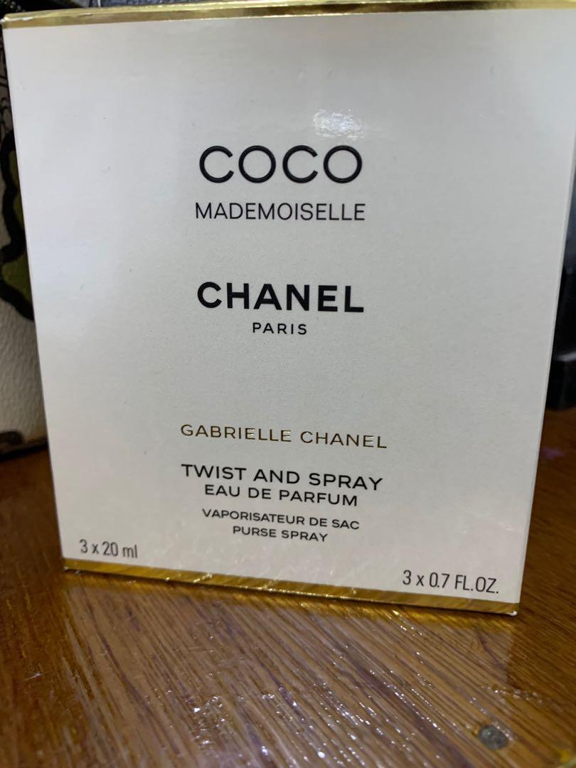 CHANEL Coco Mademoiselle Eau de Parfum Twist & Spray 3x20ml, Beauty &  Personal Care, Fragrance & Deodorants on Carousell