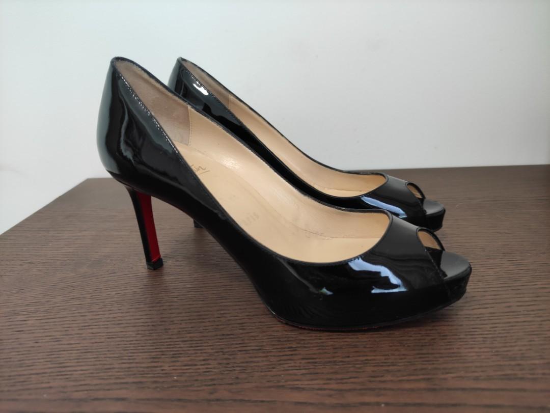 Christian louboutin cheap open toe heels