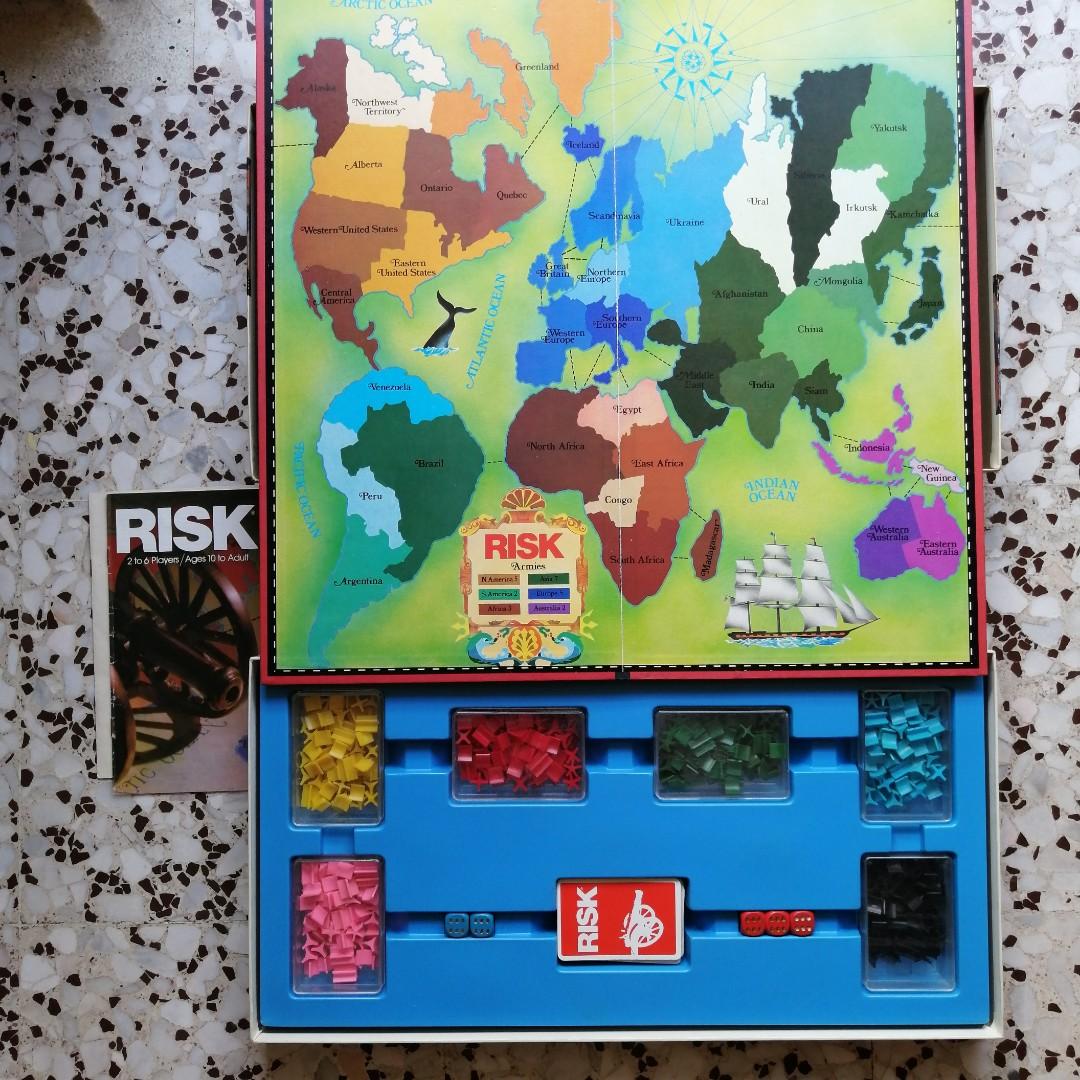Vintage RISK World Strategy Board Game Set (Palitoy), Hobbies & Toys ...